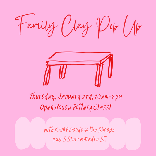 Family Clay Pop Up Workshop