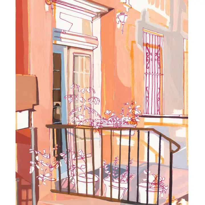 "Golden Hour in Brooklyn" New York City Signed Giclee Print